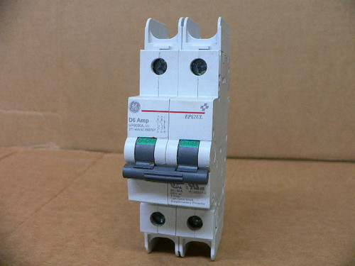 GE EP62UL D6 MINIATURE CIRCUIT BREAKER