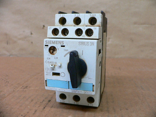 SIEMENS 3RV1421-0EA10 STARTER MOTOR PROTECTOR