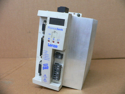 LENZE E94P100Y2N POSITION SERVO DRIVE WITH MOTION VIEW ON BOARD MODEL 940