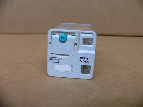 DAYTON 1EGY6A PLUG-IN RELAY 24 VDC