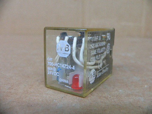 ALLEN BRADLEY 700-HC14Z24-4 RELAY SERIES B 24VDC ALLEN BRADLEY 700-HC14Z24-4 RELAY SERIES B 24VDC