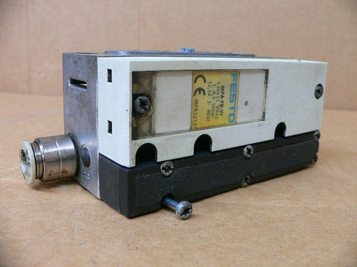 FESTO MPA1-FB-EPL-GU VALVE TERMINAL W/ MPA-FB-VI ENDPLATE