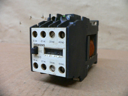 SIEMENS CONTACTOR 3TH4031-0B SIEMENS CONTACTOR 3TH4031-0B