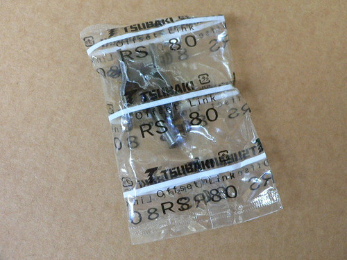 New TSUBAKI Connecting Link RS80 RS 80 RS-80 New TSUBAKI Connecting Link RS80 RS 80 RS-80