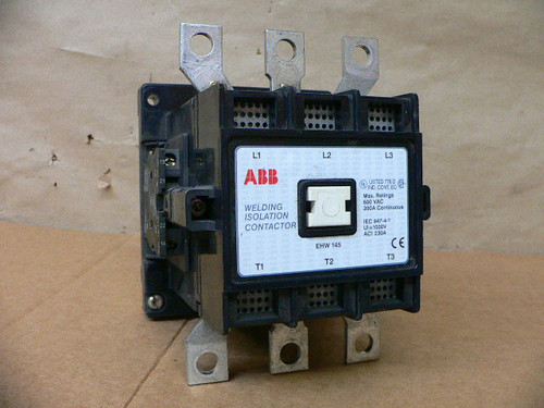 ABB EHW 145 Welding Isolation Contactor 600 VAC 200 A