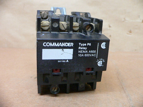 COMMANDER P6-20-76 P6 CONTROL RELAY
