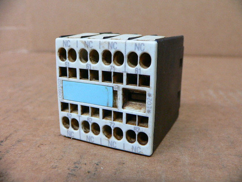 SIEMENS 3RH1911-2GA04 AUXILIARY CONTACT