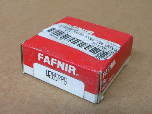 Fafnir W205PPG Deep Groove Bearing, W/ Snap Ring, 25mm ID, 52mm OD, .8125" Width