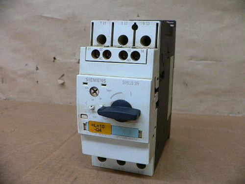 SIEMENS SIRIUS 3RV1431-4FA10 MANUAL MOTOR CONTROLLER SIEMENS SIRIUS 3RV1431-4FA10 MANUAL MOTOR CONTROLLER