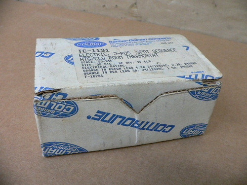 BARBER-COLMAN TC-1191 2-Position Electric Room Thermostat HTG CLG