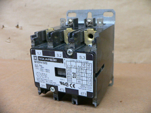 Square D 8910DPA13V02 Definite Purpose Contactor