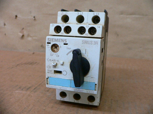 Siemens 3RV1421-1EA10 Manual Motor Starter Siemens 3RV1421-1EA10 Manual Motor Starter