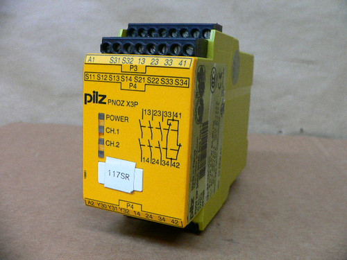PILZ PNOZ X3P 24VDC 24VAC, 777310 SAFETY RELAY PILZ PNOZ X3P 24VDC 24VAC, 777310 SAFETY RELAY