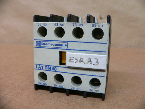Telemecanique LA1 DN 40 Auxiliary Contact Block Telemecanique LA1 DN 40 Auxiliary Contact Block
