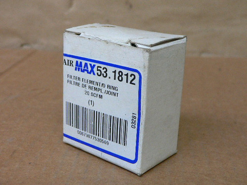 AIR MAX 53.1812 FILTER ELEMENT/ O RING FOR 20 SCFM