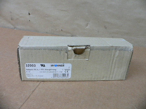 WOHNER 4080 BUSBAR ADAPTER 80A WOHNER 4080 BUSBAR ADAPTER 80A