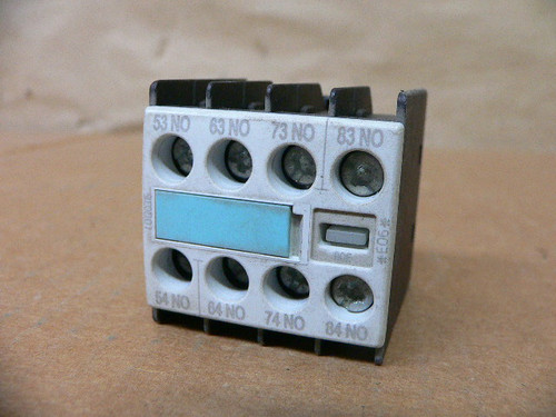 Siemens 3RH1911-1GA40 Auxiliary Contact Block 3RH19111GA40 Siemens 3RH1911-1GA40 Auxiliary Contact Block 3RH19111GA40