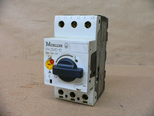 MOELLER PKZM0-10 MOTOR PROTECTOR CIRCUIT BREAKER MOELLER PKZM0-10 MOTOR PROTECTOR CIRCUIT BREAKER