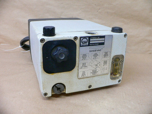 LEYBOLD SV16 109 80 82 J94 12 00043 VACCUM PUMP LEYBOLD SV16 109 80 82 J94 12 00043 VACCUM PUMP