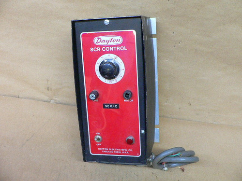 Dayton 5X485 Scr Dc Speed Control