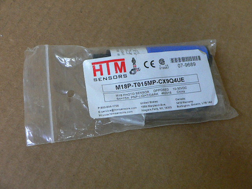 HTM M18P-T015MP-CX9Q4UE PROX-STYLE PHOTOELECTRIC SENSOR - THROUGH-BEAM