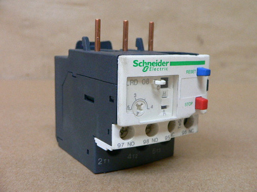 SCHNEIDER ELECTRIC LRD08 THERMAL OVERLOAD RELAY SCHNEIDER ELECTRIC LRD08 THERMAL OVERLOAD RELAY