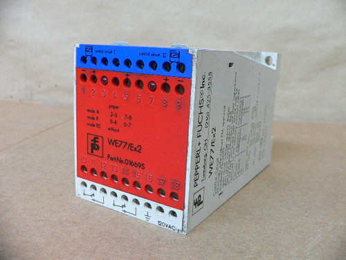 PEPPERL+FUCHS WE77/EX2 01669S ISOLATOR SWITCH RELAY PEPPERL+FUCHS WE77/EX2 01669S ISOLATOR SWITCH RELAY