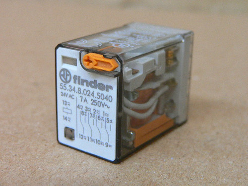 FINDER 55.34.8.024.5040 RELAY 24VAC FINDER 55.34.8.024.5040 RELAY 24VAC