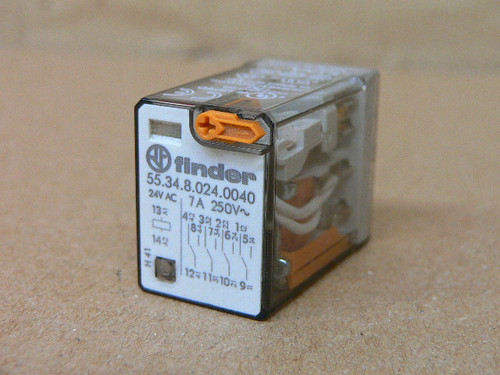 FINDER 55.34.8.024.0040 General Purpose Relay 24 VAC FINDER 55.34.8.024.0040 General Purpose Relay 24 VAC