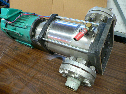 EBARA EVMU 8-4, 3926007004, HK145BL134HP STAINLESS STEEL PUMP