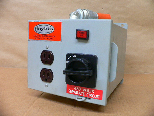 Daykin MDGTA-05 Transformer Disconnect 480/120 Volts 2.2A 60Hz Ph 1