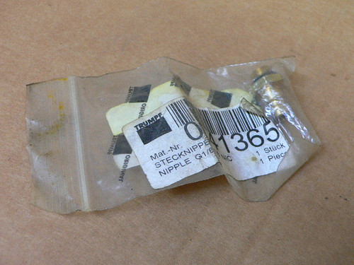 Trumpf 0341365 Plug Nipple Fitting