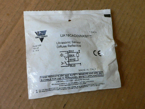 Carlo Gavazzi UA18CAD09NKM1TI Ultrasonic Sensor