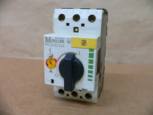 KLOCKNER MOELLER PKZM0-0,4 MOTOR PROTECTION CIRCUIT BREAKER KLOCKNER MOELLER PKZM0-0,4 MOTOR PROTECTION CIRCUIT BREAKER