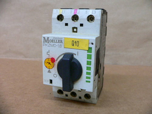 KLOCKNER MOELLER PKZM0-1,6 MANUAL MOTOR STARTER (USED) KLOCKNER MOELLER PKZM0-1,6 MANUAL MOTOR STARTER (USED)