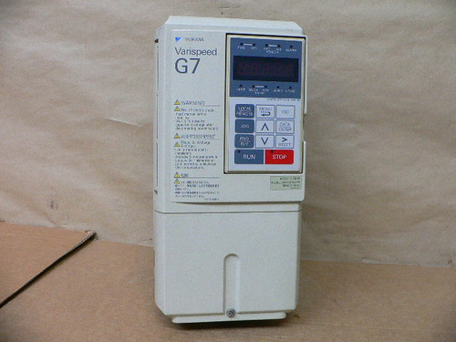 Yaskawa CIMR-G7A41P5 Inverter 4.8A 3.7KVA 460V 480V AC DRIVE VFD SGDRG7A41P5