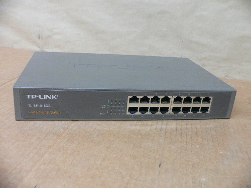 TP-LINK TL-SF1016DS 16-Ports 10/100 Mbps Desktop/Rack-Mountable Ethernet TP-LINK TL-SF1016DS 16-Ports 10/100 Mbps Desktop/Rack-Mountable Ethernet