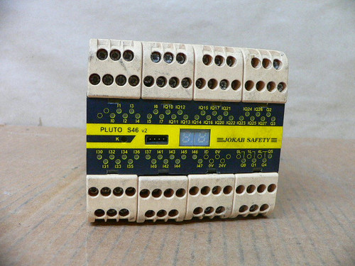 ABB JOKAB SAFETY PLUTO S46 V2 SAFETY PLC SYSTEM ABB JOKAB SAFETY PLUTO S46 V2 SAFETY PLC SYSTEM