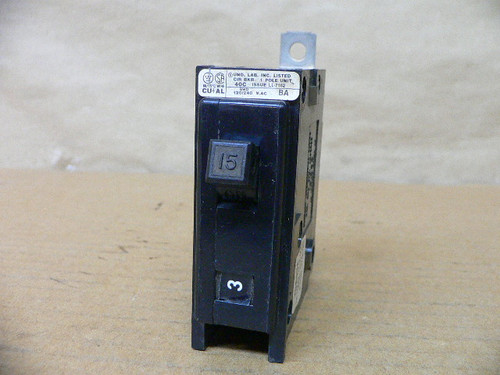 WESTINGHOUSE BA115 BREAKER 1POLE 15A WESTINGHOUSE BA115 BREAKER 1POLE 15A