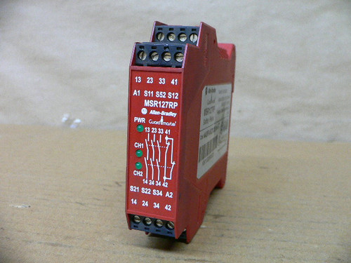 Allen Bradley 440R-N23135 GuardMaster MSR127RP Safety Relay Allen Bradley 440R-N23135 GuardMaster MSR127RP Safety Relay