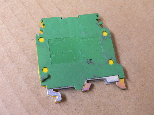 Entrelec MA2.5/5P Ground Terminal Block Entrelec MA2.5/5P Ground Terminal Block