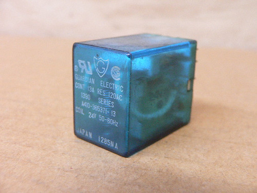 GUARDIAN ELECTRIC A410-365371-13 RELAY 24VAC GUARDIAN ELECTRIC A410-365371-13 RELAY 24VAC