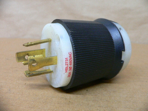 Locking Plug Hubbell Hbl2731 30A Twist-Lock Plug 3P 4W 480Vac Locking Plug Hubbell Hbl2731 30A Twist-Lock Plug 3P 4W 480Vac