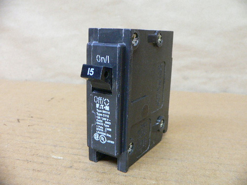 EATON CUTLER-HAMMER BR115 15A SINGLE POLE CIRCUIT BREAKER