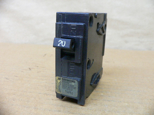 SIEMENS Q120 1 POLE 20 AMP CIRCUIT BREAKER