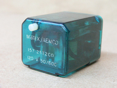 MIDTEX 157-23T2C0 RELAY 120VAC MIDTEX 157-23T2C0 RELAY 120VAC
