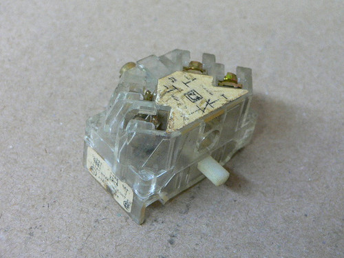 Square D 9001-KA4 Pushbutton Contact Square D 9001-KA4 Pushbutton Contact