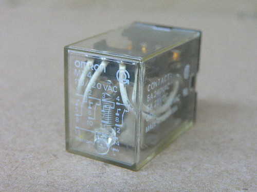 OMRON MY4 110/120 VAC RELAY