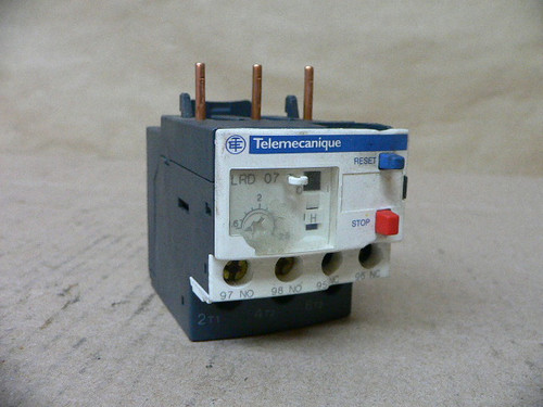 Telemecanique Electric LRD07 Overload Relay 1.6-2.5A Telemecanique Electric LRD07 Overload Relay 1.6-2.5A