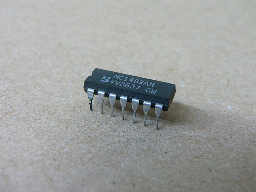 SIGNETICS MC1489AN, VV8637 DIN DIP MODULE